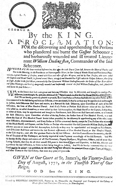 George III
                          Proclamation